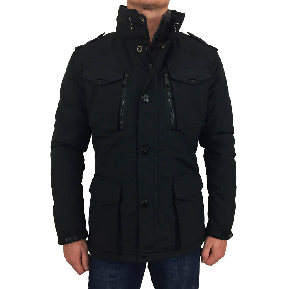 Schott Field Jacket in Black