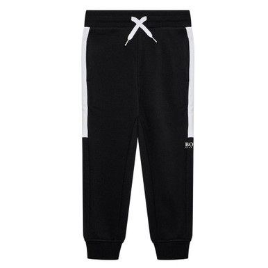 Hugo Boss Boys Jogger Side Panel Jog Pant in Black