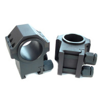 USTS Steel Double Width .50 BMG and Large Caliber Scope Rings w/1 in Inserts 1.270" (660-642)