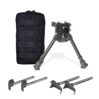Versapod Battlepack 300 Series Picatinny Rail PRS Bipod with Molle pouch and interchangeable legs 7"- 9" height Versapod Battlepack 300 Series Picatinny Rail PRS Bipod with Molle pouch and interchangeable legs 7"- 9" height