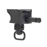 NON Canting Version of the Standard MIL-STD Picatinny Rail Adapter. Features the integrated hand-stop and push button removable sling loop. NON Canting Version of the Standard MIL-STD Picatinny Rail Adapter. Features the integrated hand-stop and push button removable sling loop.