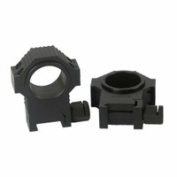 USTS® - Standard Width 4140 Steel Scope Rings, 30mm  w/1" Inserts - 1.270" High Profile - Ribbed (660-XCC) USTS® - Standard Width 4140 Steel Scope Rings, 30mm  w/1" Inserts - 1.270" High Profile - Ribbed (660-XCC)