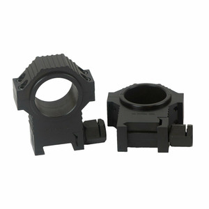 USTS® - Standard Width 4140 Steel Scope Rings, 30mm w/1" Inserts - 1.270" High Profile - Ribbed (660-XCC) USTS® - Standard Width 4140 Steel Scope Rings, 30mm w/1" Inserts - 1.270" High Profile - Ribbed (660-XCC)