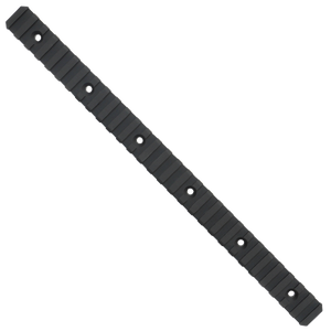 This TACMOD MIL-STD-1913 modular rail is 12" in length. This TACMOD MIL-STD-1913 modular rail is 12" in length.