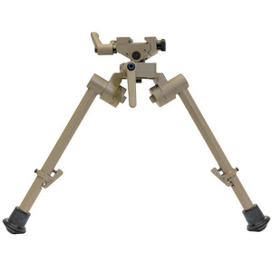 Flat Dark Earth 9"-12" S7 FDE Bipod with Rubber Feet