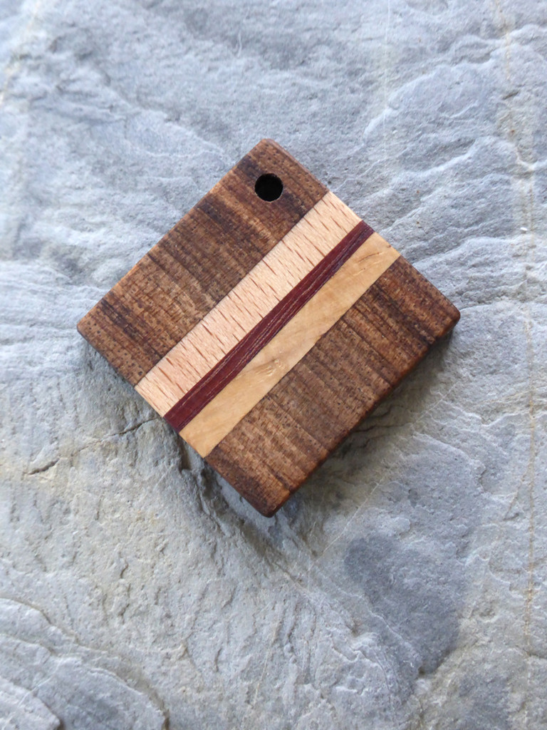 SOLD - Dark Walnut Pendant