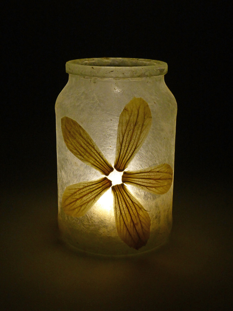 SOLD - Acanthus Flower Lantern