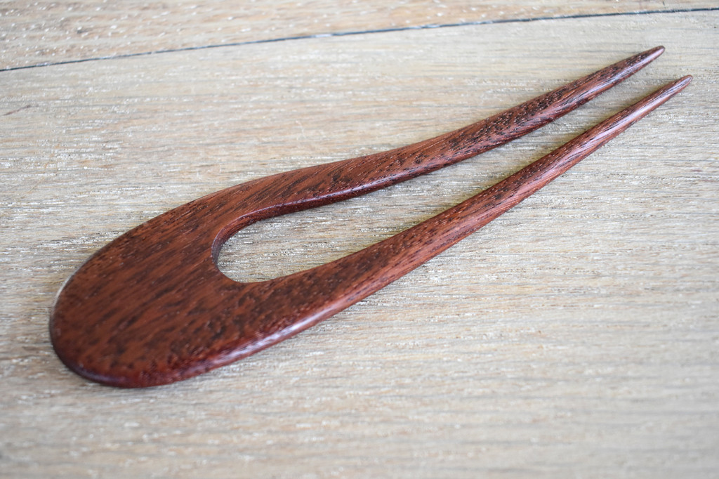 Purpleheart Hair Fork