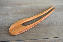 Cherry Wood Hair Fork