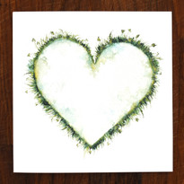 Meadow Heart Card