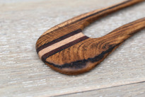 Laburnum, Purpleheart and Beech Wood Hair Fork