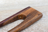 Laburnum, Purpleheart and Walnut Wood Hair Fork