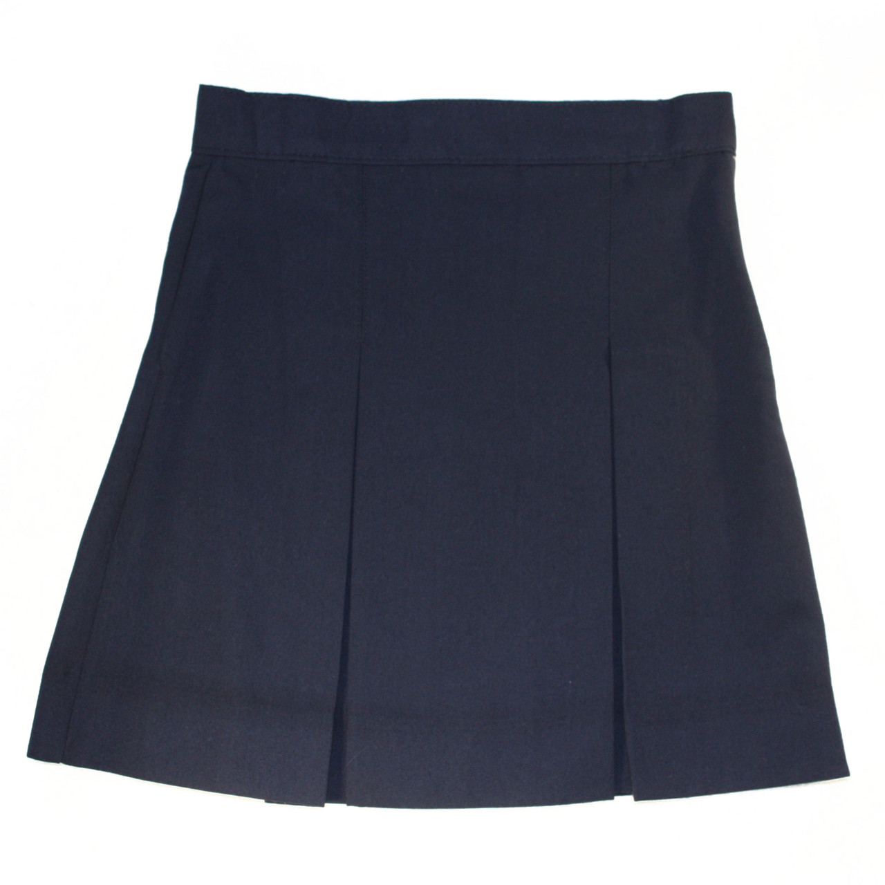 Midi skirt with pleats - navy blue - Nife
