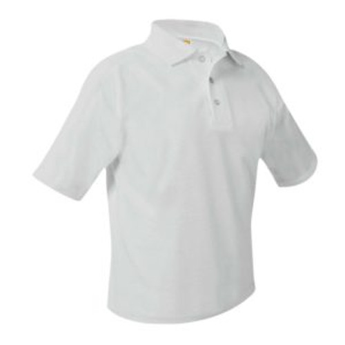 White-Tech Polo Pique Short Sleeve