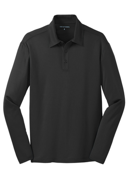 Port Authority® Silk Touch™ Performance Long Sleeve Polo with Shrine Embroidery