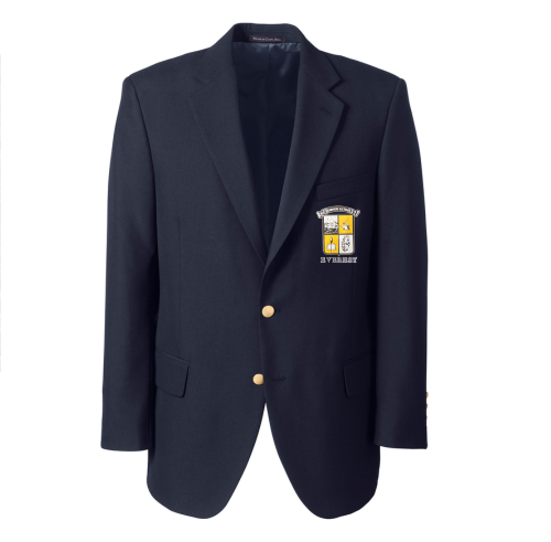 Girls Single Breasted Blazer-With Everest Academy Embroidery-1st Grade-8th Grade ONLY