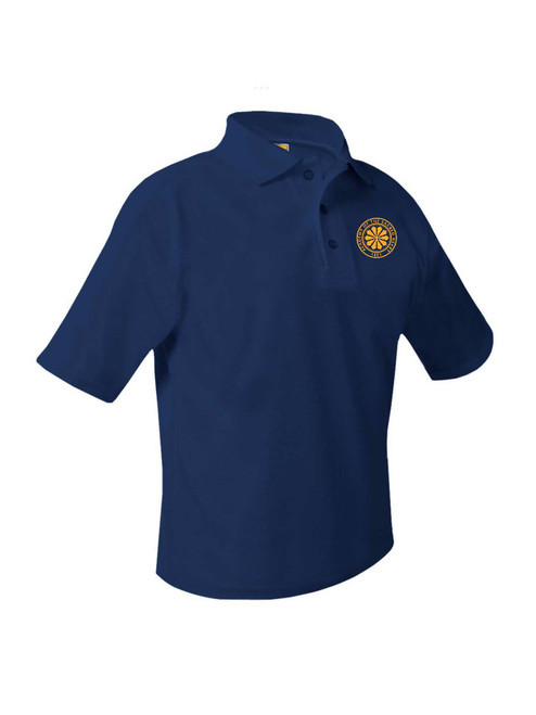    Jersey Knit Short Sleeve- With Sacred Heart Embroidery