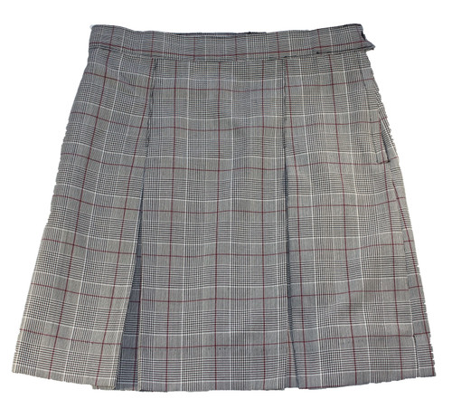  2 - Kick Pleat Skirt, Front & Back-PPK1