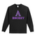 Port & Company Long Sleeve Essential T-Shirt with Amherst Hockey Heat Press