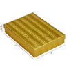 7" x 5" Gold cotton filled boxes - G75
