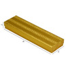 8" x 2" Gold cotton filled boxes - G82