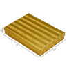 8" X 5 1/2" Gold cotton filled boxes - G85