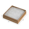 3 1/2" x 3 1/2"  Recyled Kraft Cotton Filled Boxes - G33R