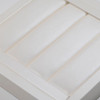 Ring display tray with ivory brushed leatherette - DZ931
