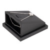 Pendant display with black brushed leatherette - DZ905-BK