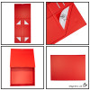 Collapsible magnetic box in red 13 1/2" x 10" x 5" H - GB213-RD