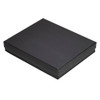 6" x 5" Matte Black cotton filled boxes - G65F