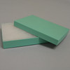 5 1/4" x 3 3/4" Teal Blue Cotton Filled Boxes - G53T