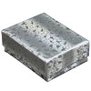 2" x 1 1/2" silver cotton filled boxes - G11S