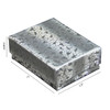 2" x 1 1/2" silver cotton filled boxes - G11S
