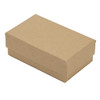 2 1/2" x 1 1/2" Kraft cotton filled boxes - G21K