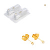 Ear Piercing CZ 14K Solid Yellow Gold - R7147