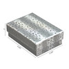 3 1/8" x 2 1/8" Silver Cotton Filled Boxes - G32S