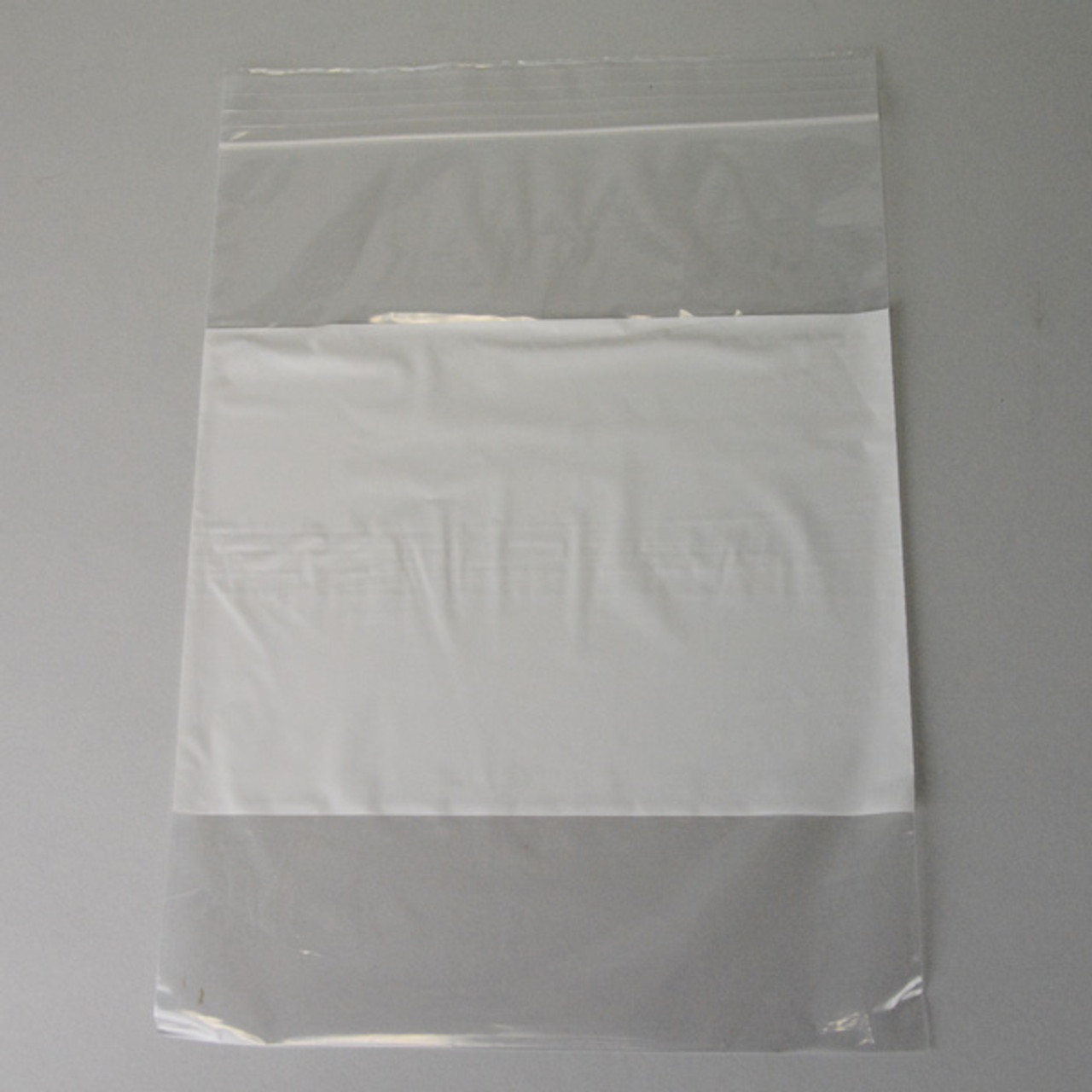 VALUE Reclosable Bags w/White Block 2 x 3 x 2 Mil Case:1000