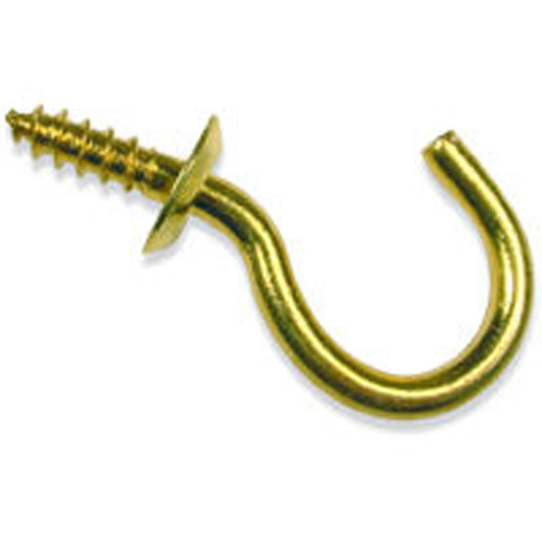 144 Goliath Brass 1-1/4 Cup Hooks Ch114 Screw Plant Hanger