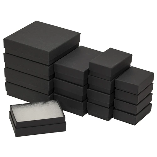 Black Cotton Filled Boxes