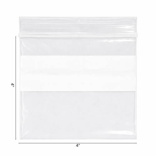 Plastic zip lock bags 4" x 4" - B44W