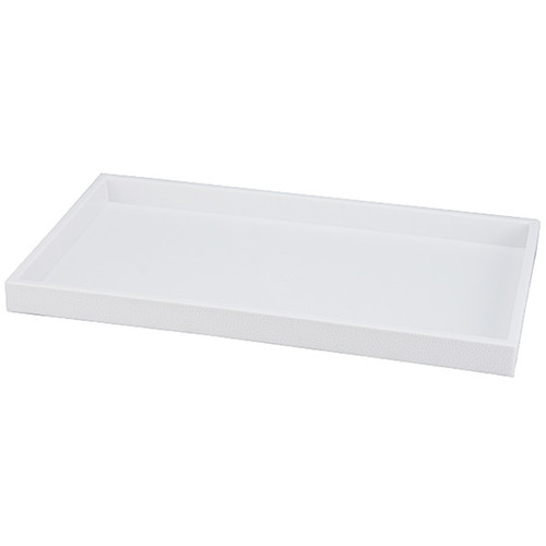 Stackable Jewelry Tray-Plastic-White-Full Size-1