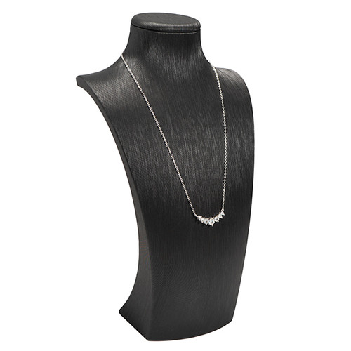Black brushed leatherette Bust 10" High - 63-8841