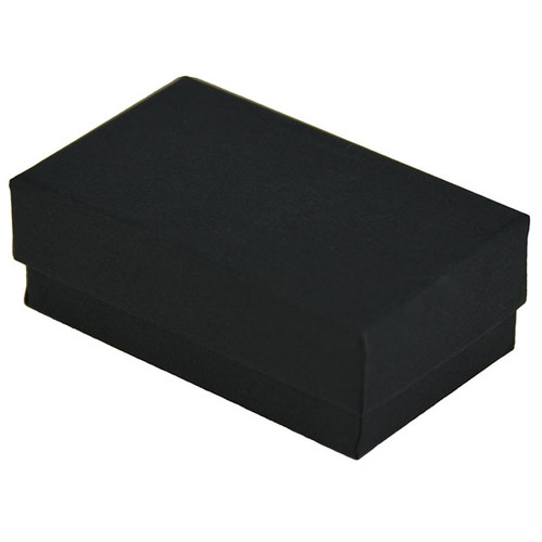 Fabrik Günstigen Preis Black Cotton Filled Square Cardboard Kleine Geschenk Boxe