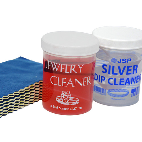 JSP Silver Jewelry Dip Cleaner Solution 08 FL. OZ.