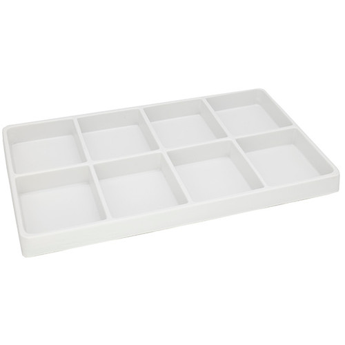 12-compartment Durable plastic tray Insert, 14 1/8x 7 5/8x 1 3/8