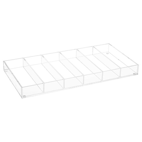 Acrylic storage case 6 Com. - PL1106 - JPB Jewelry Box