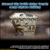 Scarred City Battle Ruins Terrain - Large Square Building