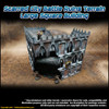 Scarred City Battle Ruins Terrain - Large Square Building