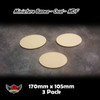 Miniature Bases - Oval - MDF - 170mm x 105mm - 3 Pack